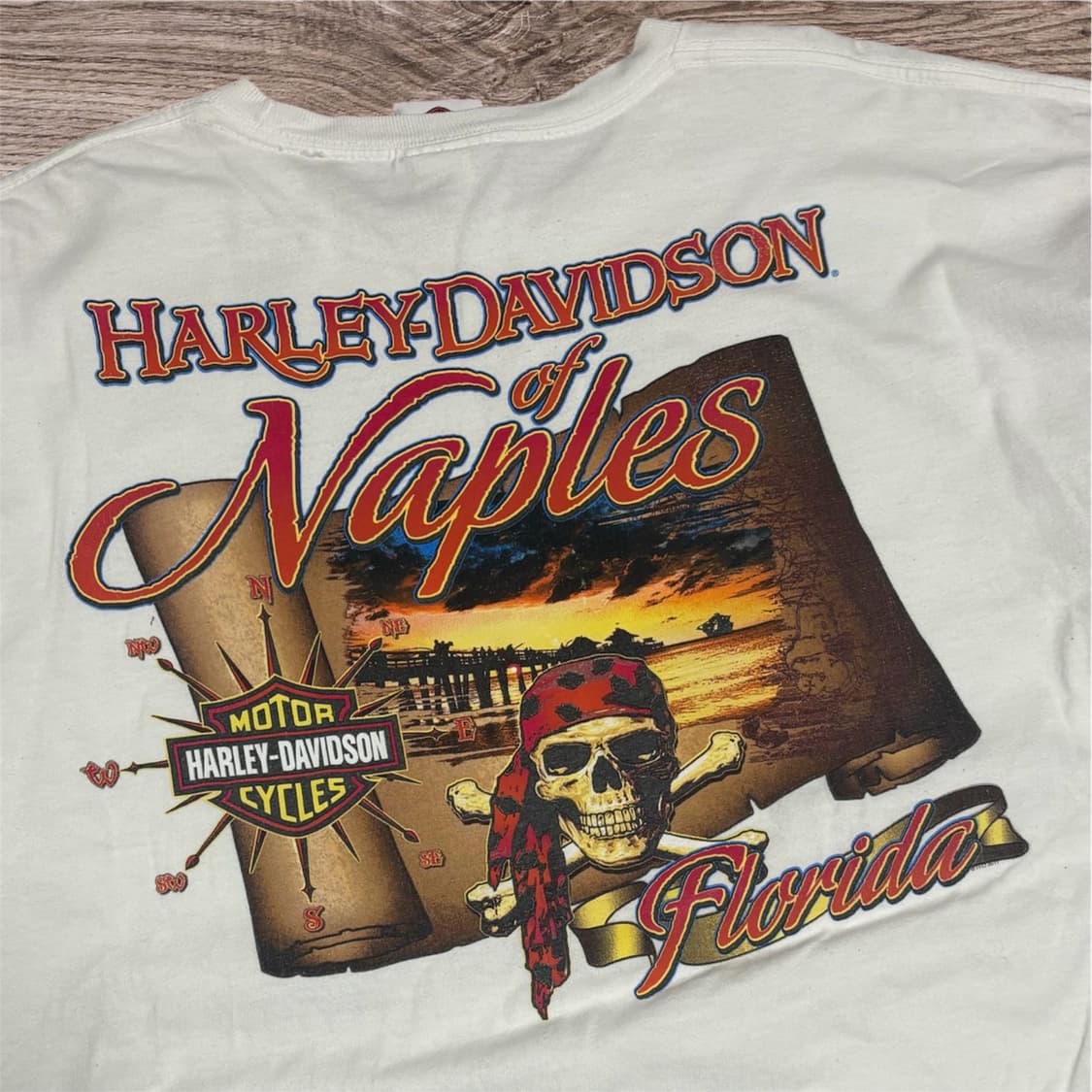 Harley Davidson Naples Florida T-shirt 상품이미지4