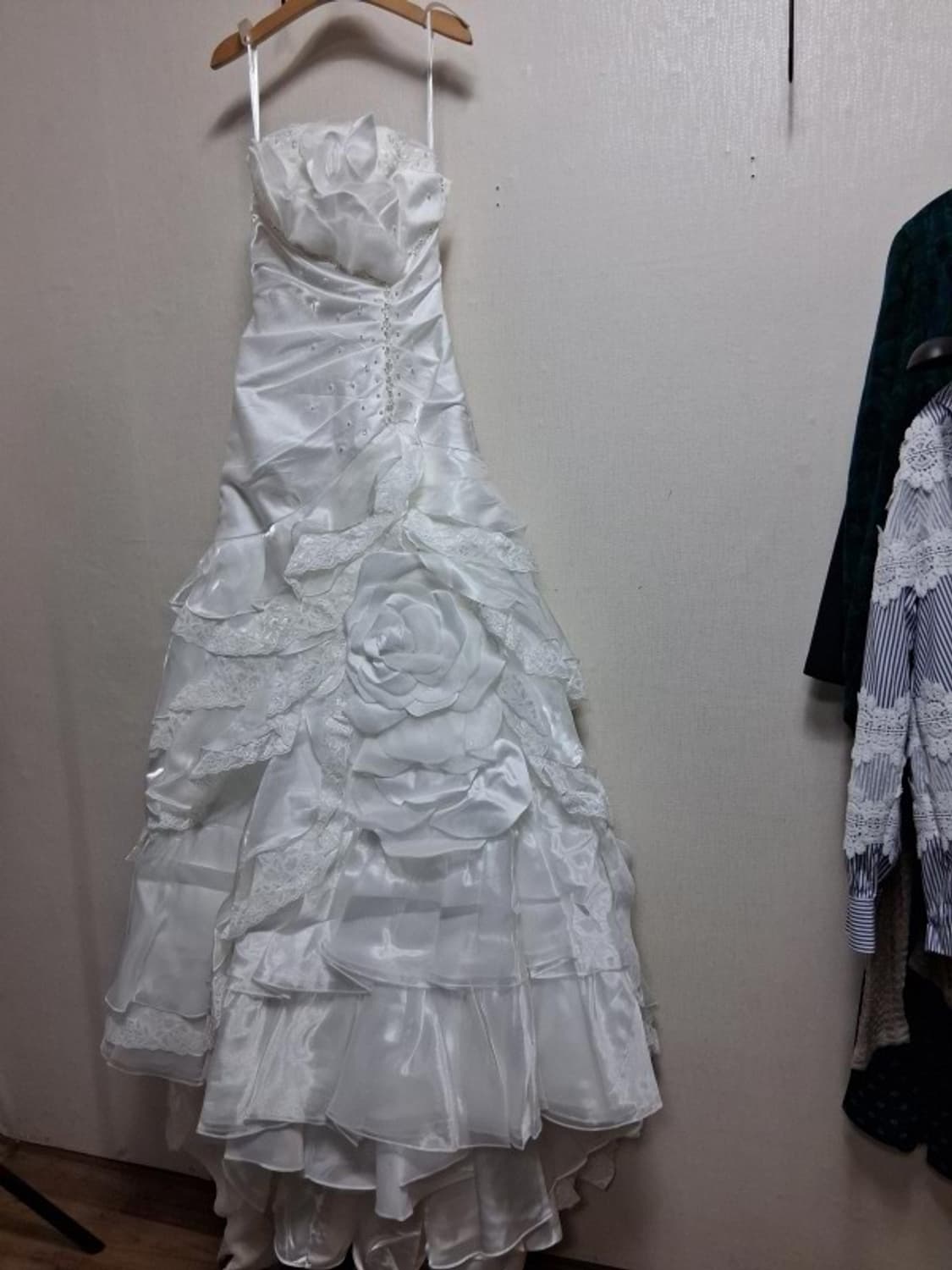 일본빈티지수입 웨딩드레스 미착용새거 XXS 상품이미지2