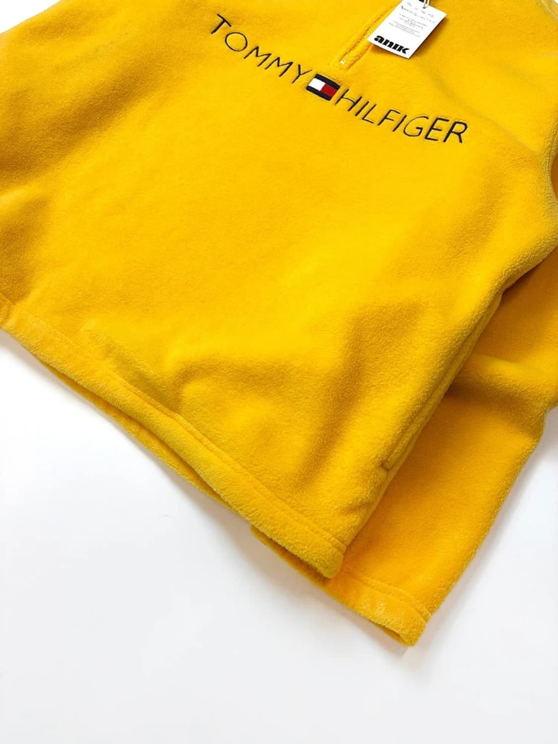 타미힐피거 90s 올드스쿨 빅로고 플리스 하프 맨투맨 PN5032 상품이미지4