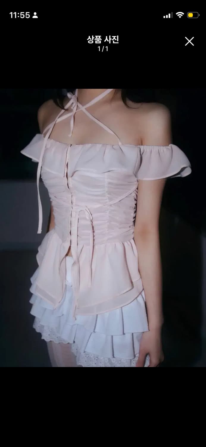 뉴얼린 페어리 쉬폰 블라우스 상품이미지3