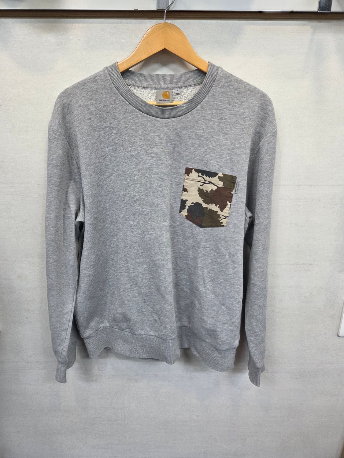 칼하트 eaton 카모포켓 스웻 맨투맨 L 상품이미지1