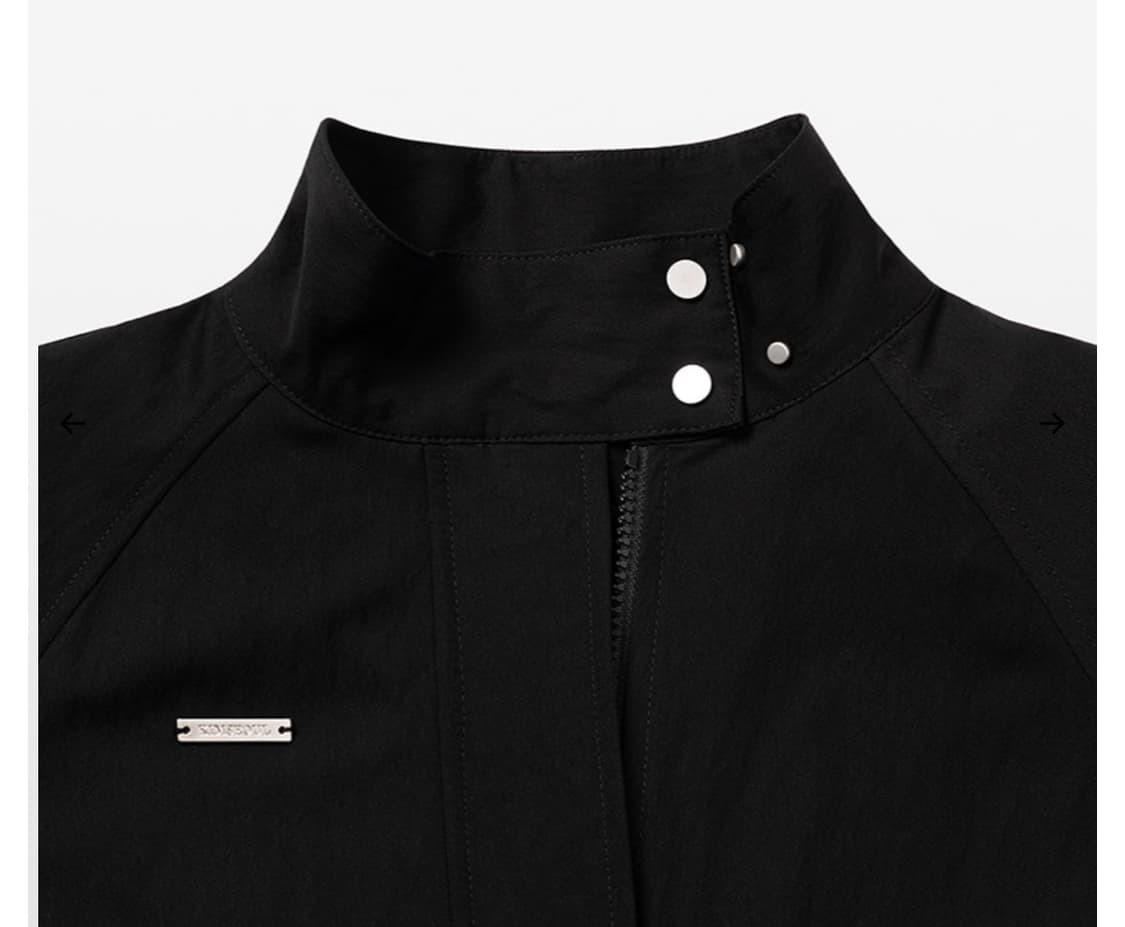 킴서울 하이넥 자켓 블랙 상품이미지3