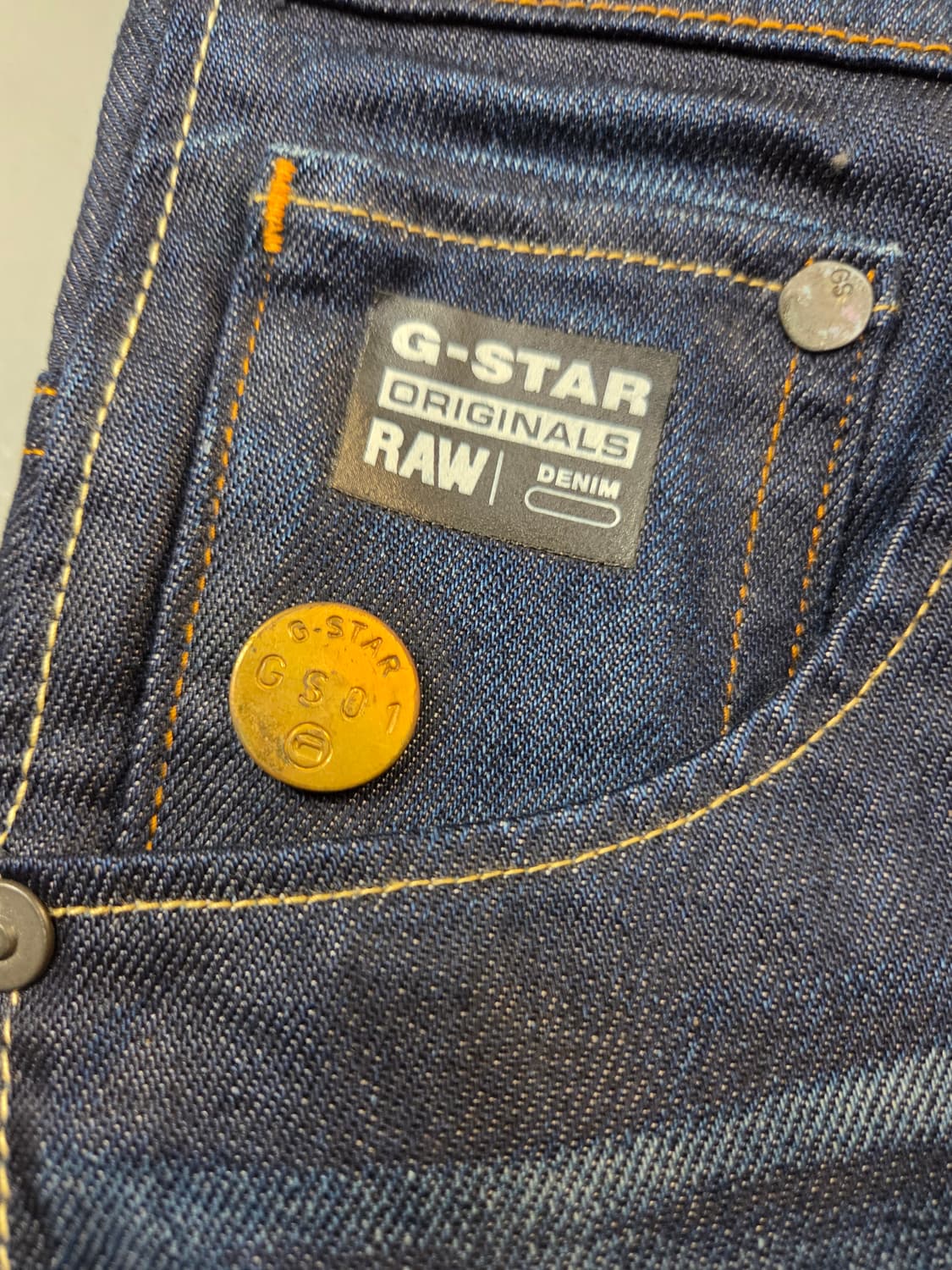 G-Star RAW ARC 3D다크 데님 롤업 청바지(W28/L30) 상품이미지4