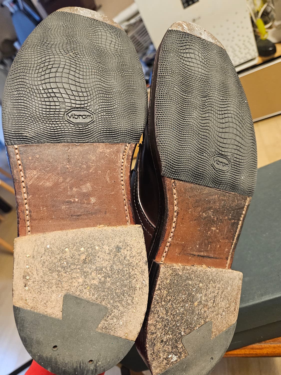 알든 40288H 코도반 탱커부츠 버건디 6E 상품이미지4