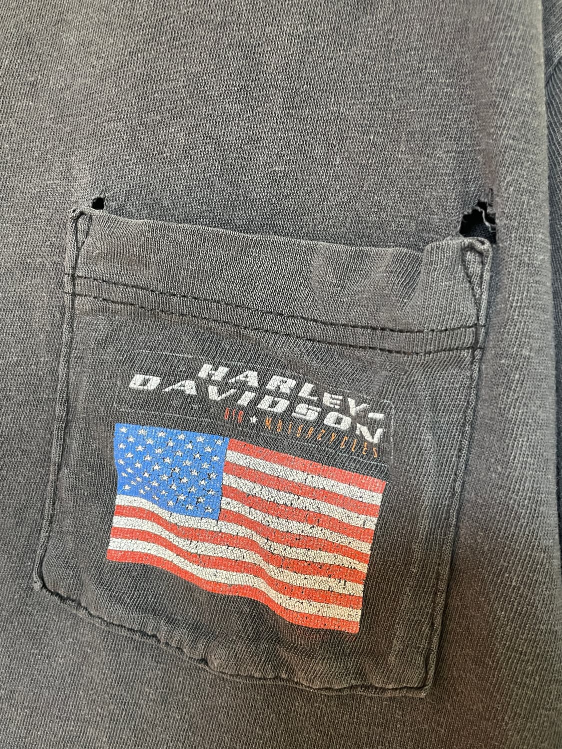 90s made in usa 할리 데이비슨 티셔츠 xl 상품이미지9