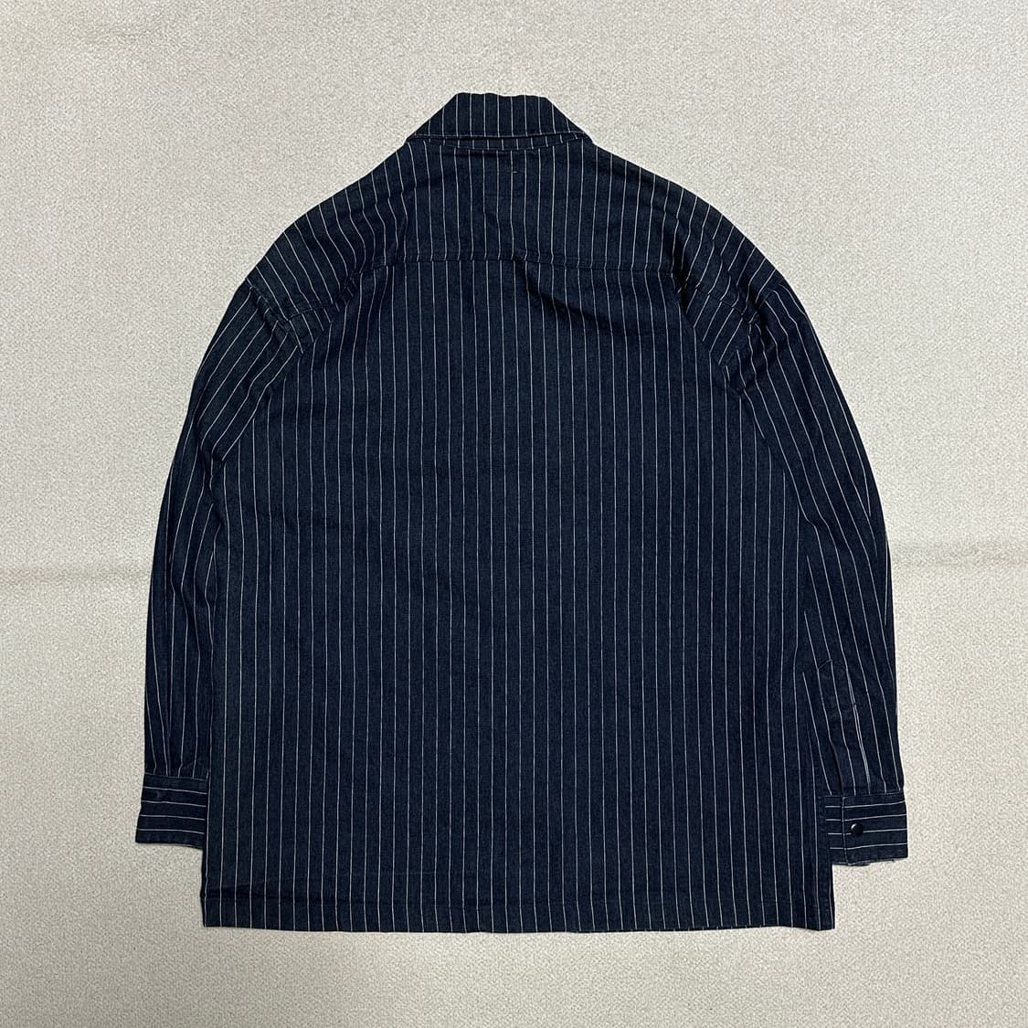 파르티멘토 데님 스트라이프 셔츠 자켓 상품이미지3