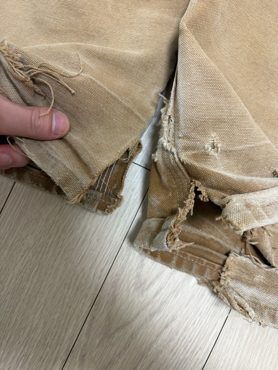 빈티지 USA 칼하트 더블니 브라운 33x30 상품이미지8