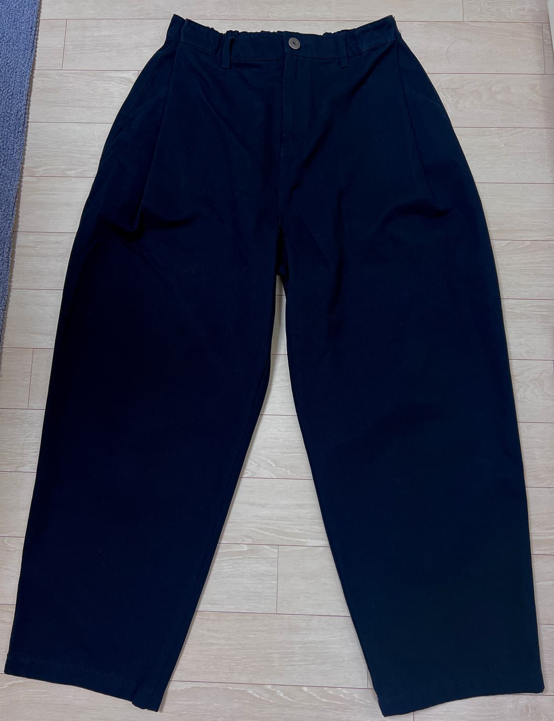 사운즈라이프 스테디 벌룬 스냅 팬츠 블랙 상품이미지2