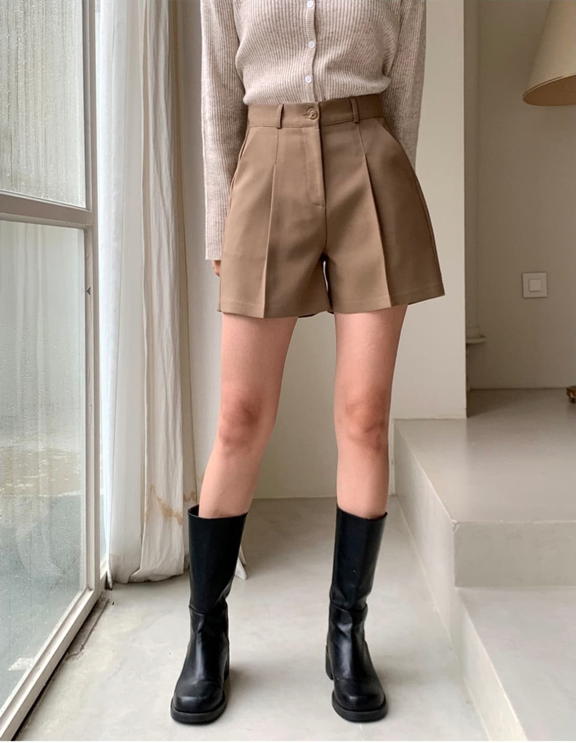 니썸 3부 슬랙스 브라운 상품이미지1