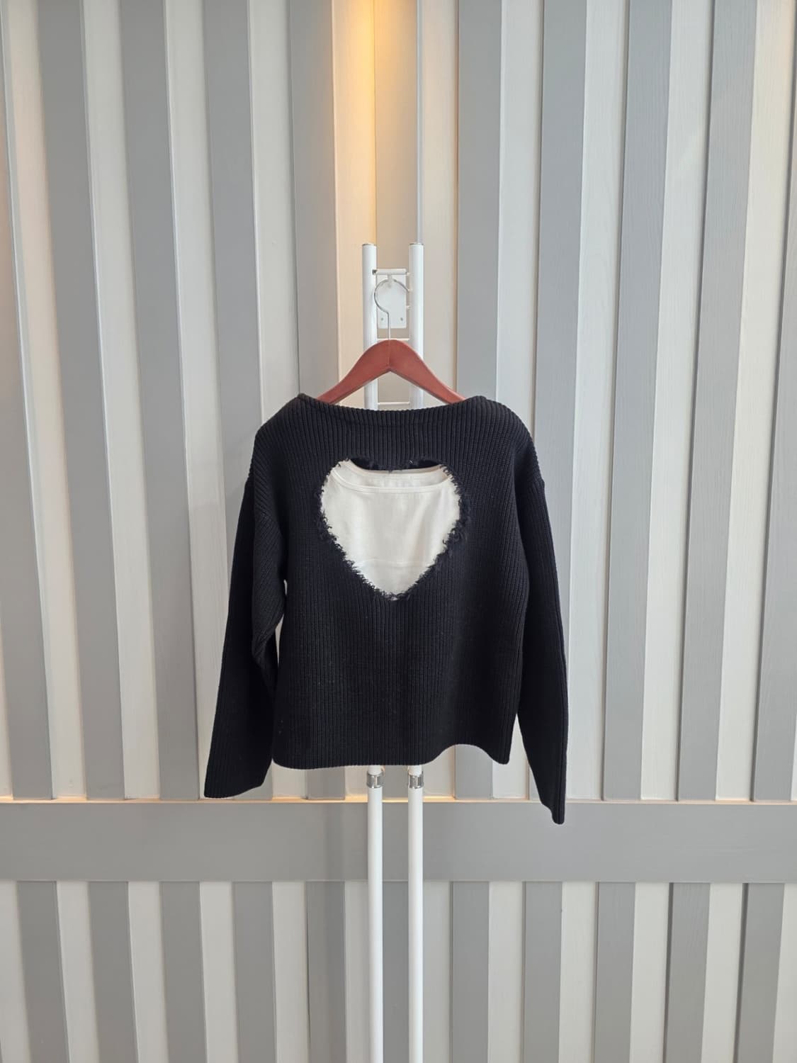 OPEN YY 하트뻥 니트 상품이미지7