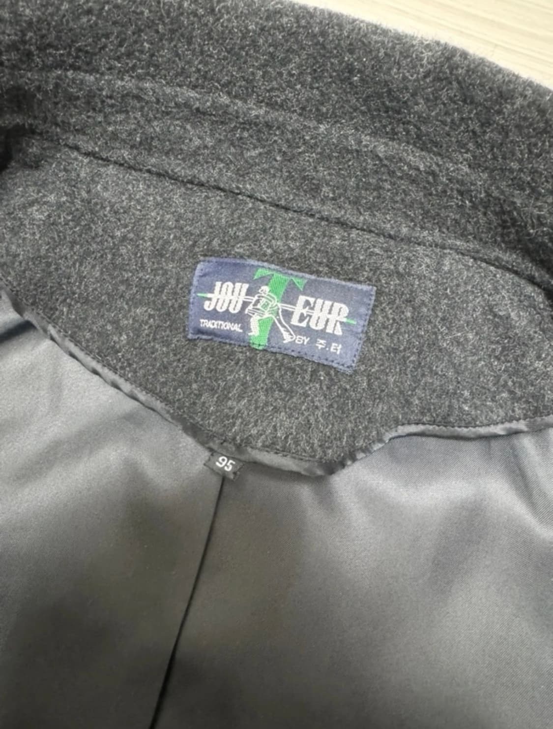 핸드메이드 빈티지 코트 차콜 상품이미지6