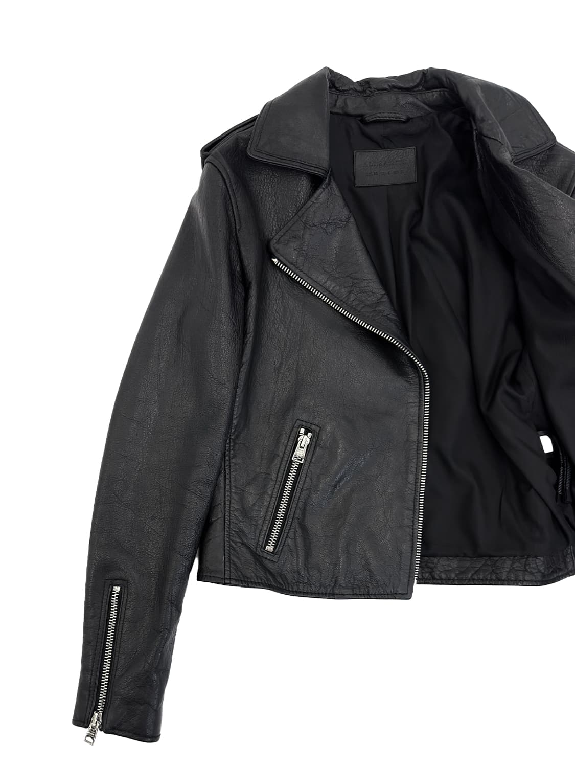 All Saints Biker Leather Jacket/ 38 상품이미지5