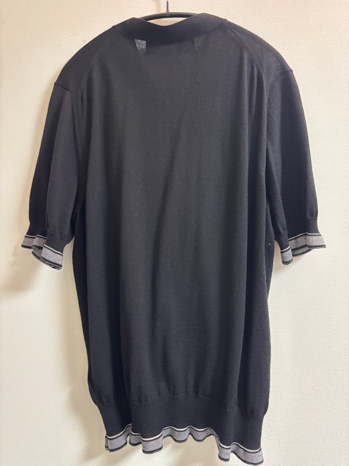 Brioche rib half sleeve cardigan 상품이미지4