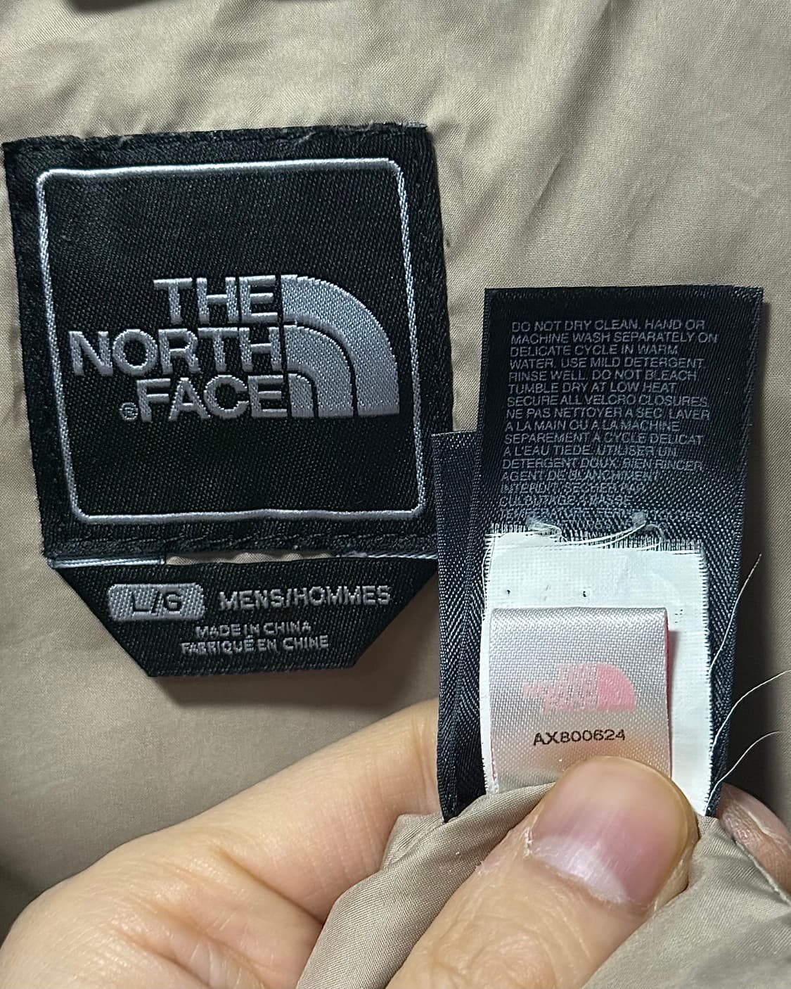 노스페이스 브라운 갈색 베이지 550 거위 구스다운 패딩 눕시 L 100 상품이미지8