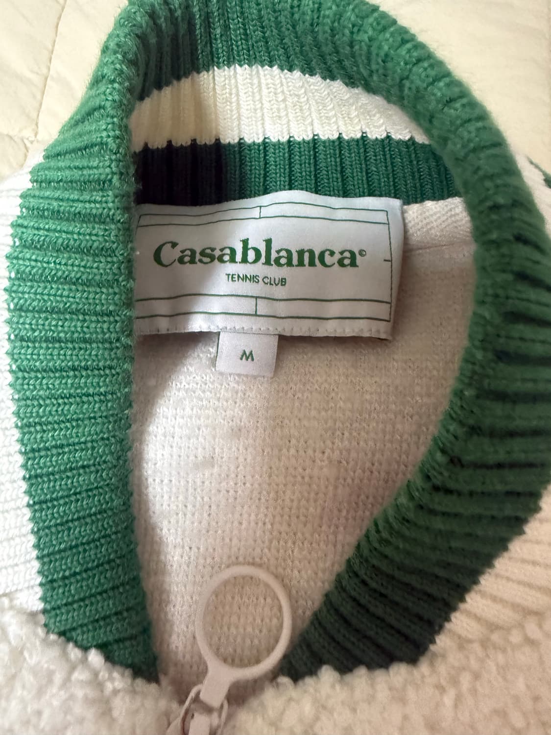 jacquard-trimmed terry jacket M사이즈 상품이미지3