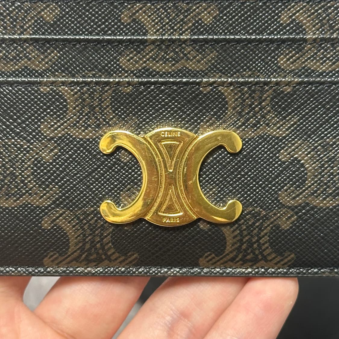 [풀구성] 셀린느 트리옹프 카드지갑 탠 상품이미지3