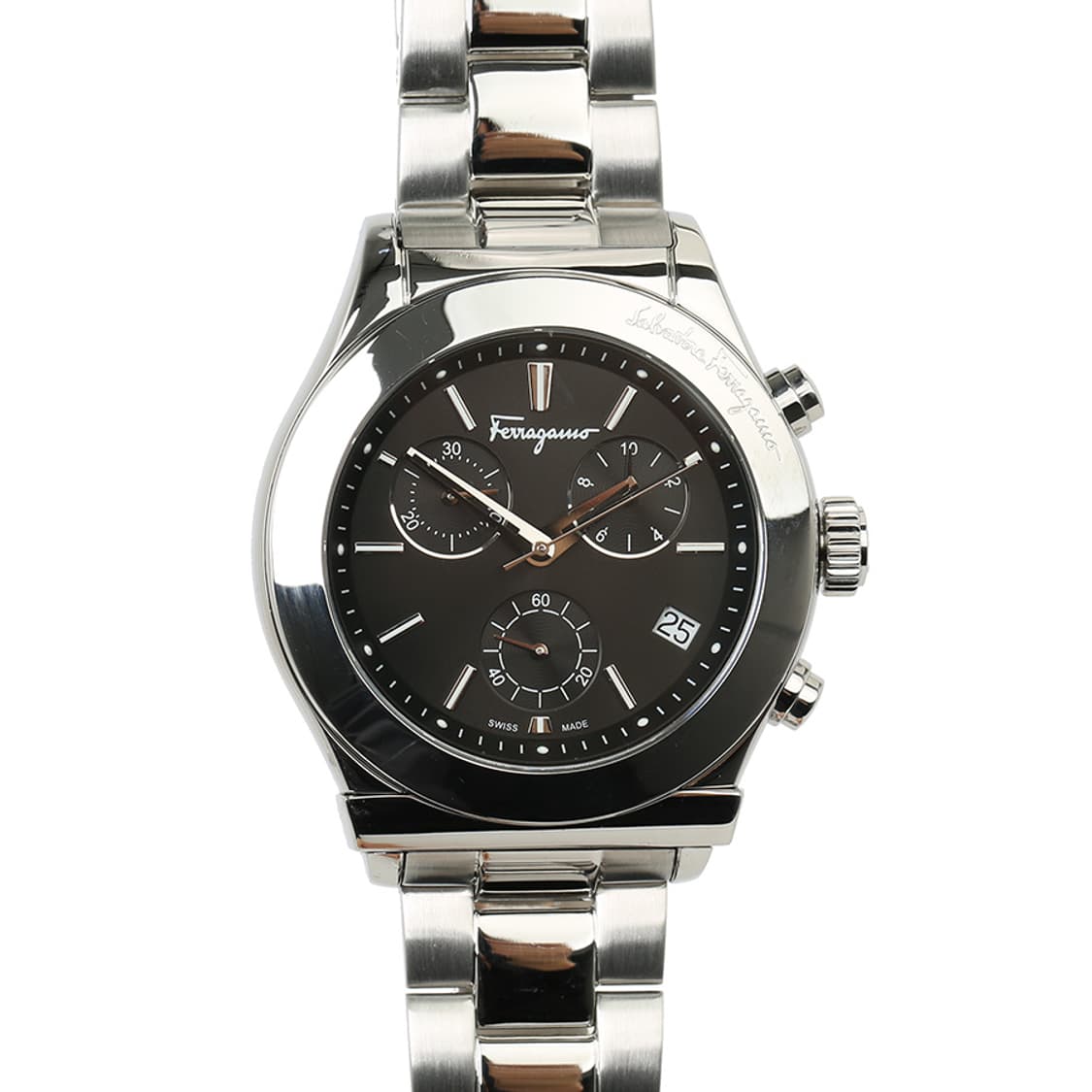 페라가모 간치니 베가 워치 검판 크로노시계 FH601-0016 상품이미지8