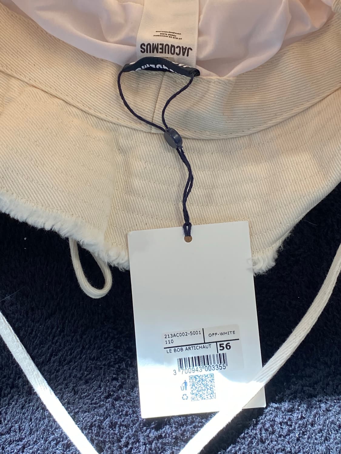 자크뮈스 모자 르 밥 아티초크 버킷햇 오프 화이트 56 상품이미지3