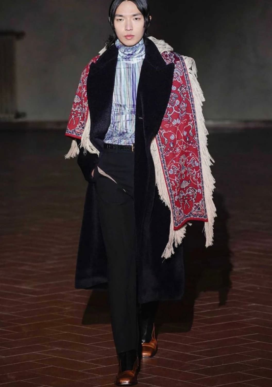 Y PROJECT Y프로젝트 프린지 카페트 스카프 머플러 상품이미지4