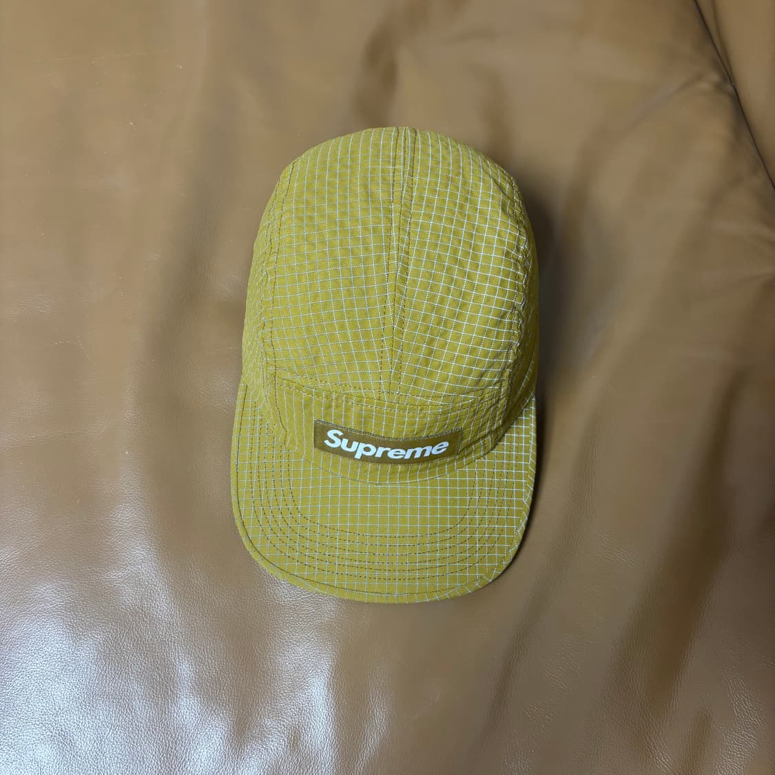Supreme 슈프림 립스탑 머스타드 캠프캡 모자 (Mustard) 상품이미지5