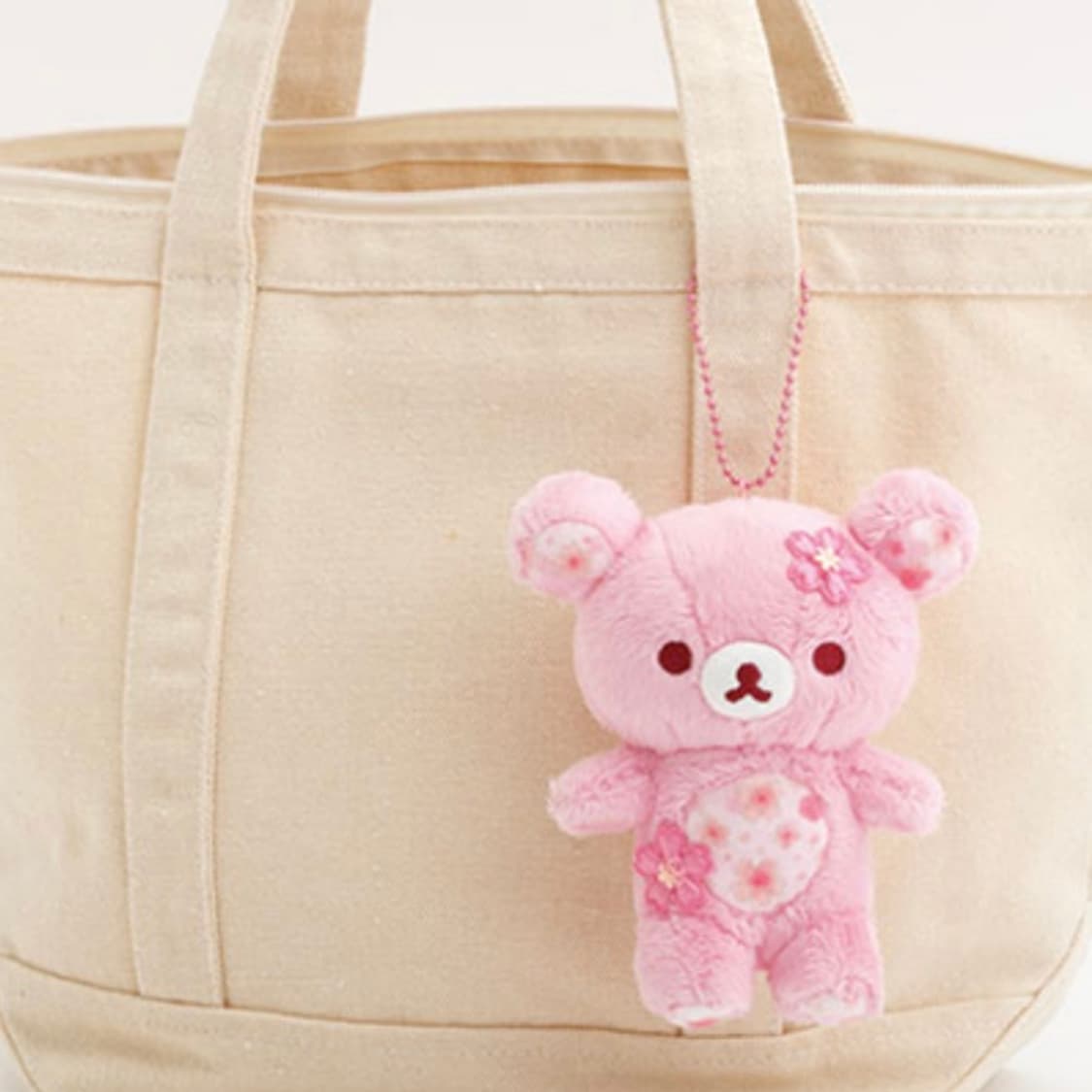 산엑스 리락쿠마 코리락쿠마 사쿠라 벚꽃 마스코트 키링 2개 일괄 상품이미지3