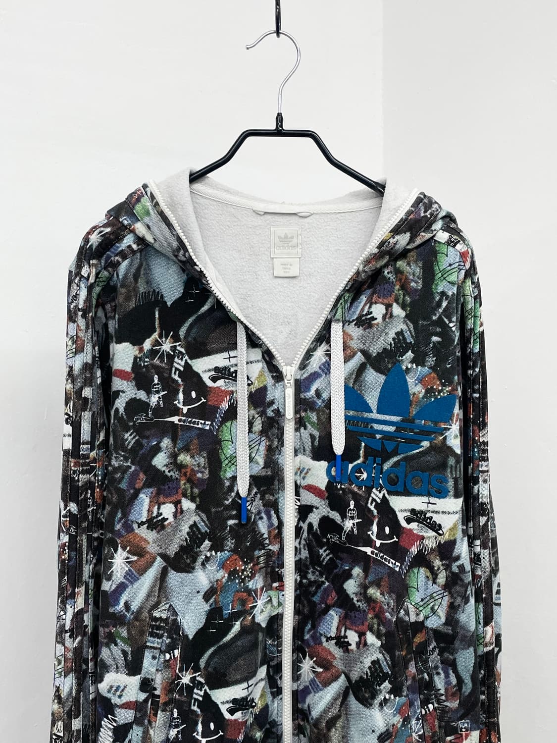 아디다스 올드스쿨 그래픽 후드집업  상품이미지5