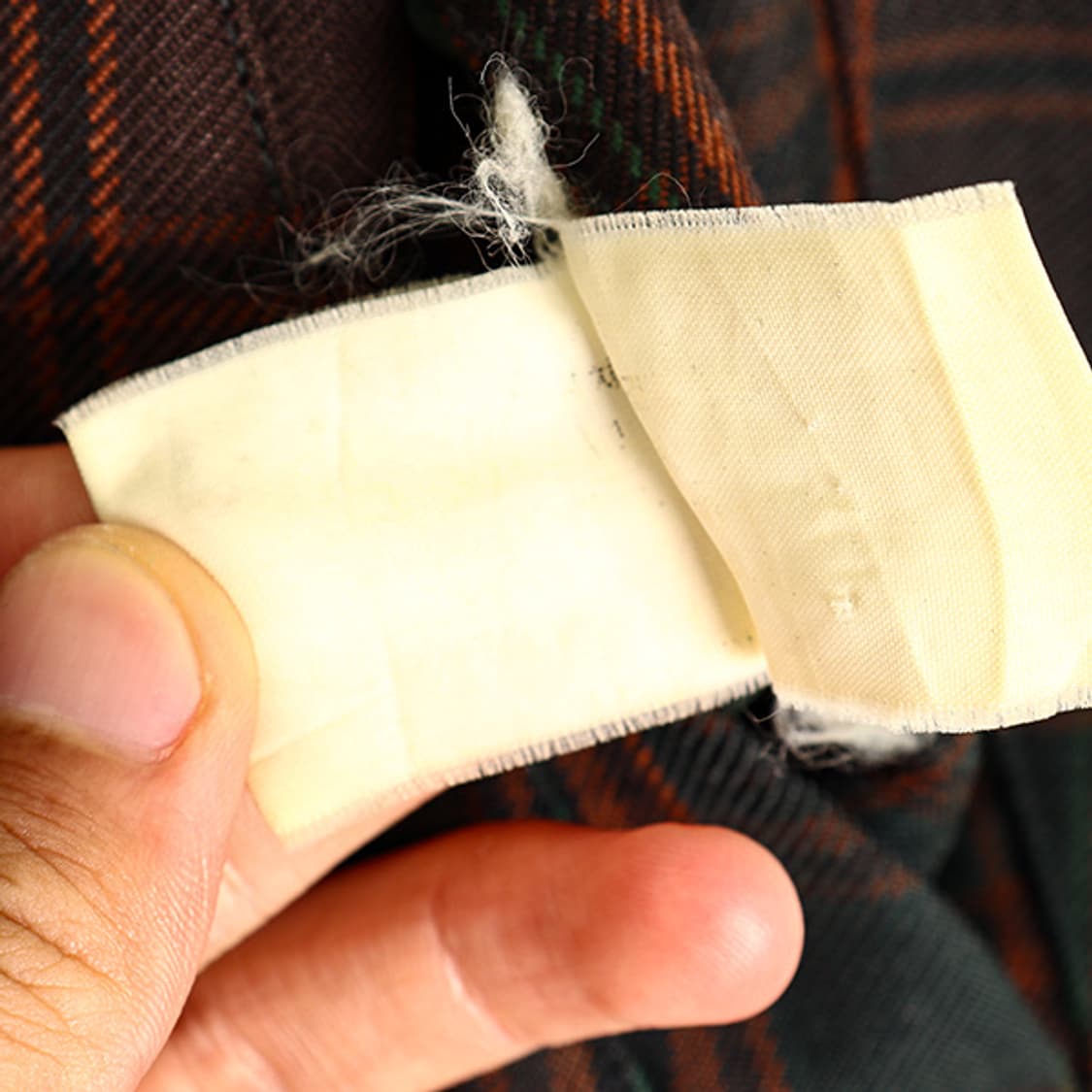 라코스테 90s 타탄 리버시블 봄버 자켓 (M) 상품이미지8