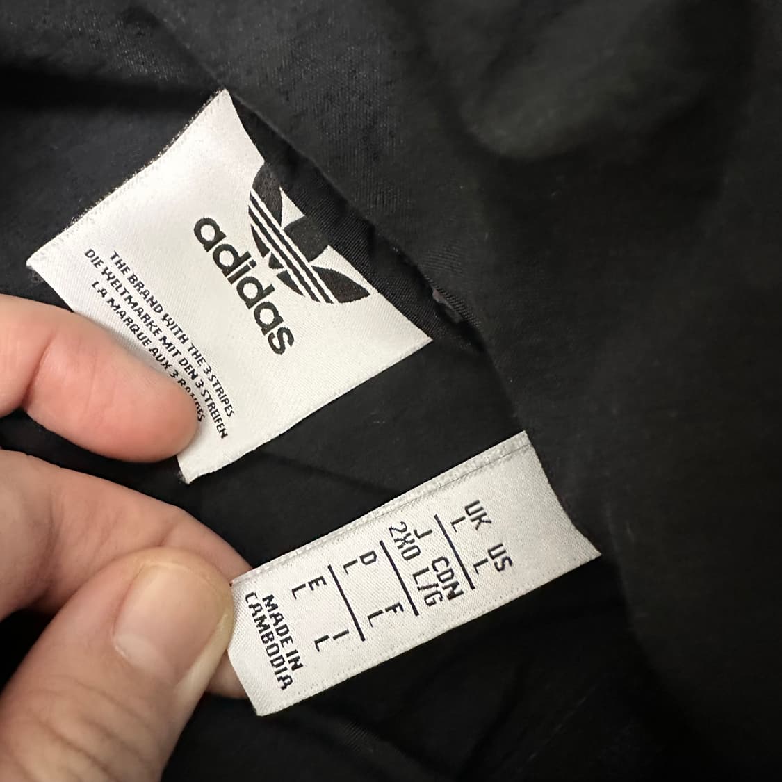 아디다스 윈드브레이커 바람막이 자켓 블랙 L 상품이미지8