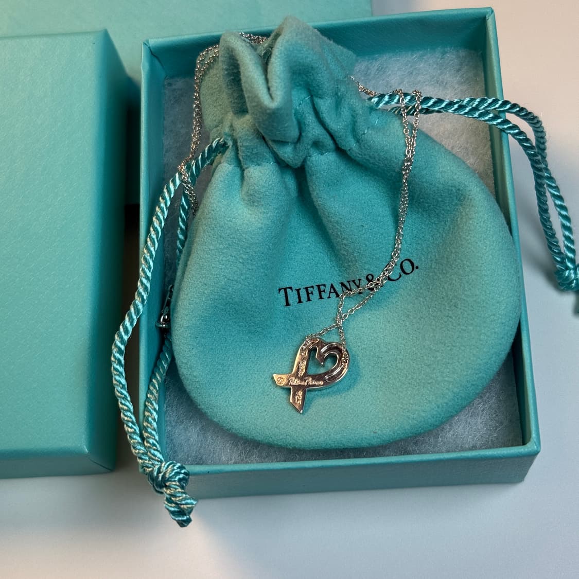 티파니앤코 팔로마 피카소 러빙 하트 실버 목걸이 상품이미지2