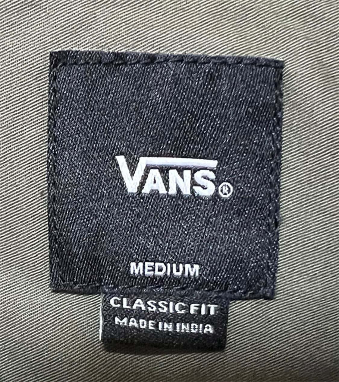 VANS반스 오프더월 남자 캐주얼셔츠 춘추 투포켓 솔리드 M 95-100 상품이미지3