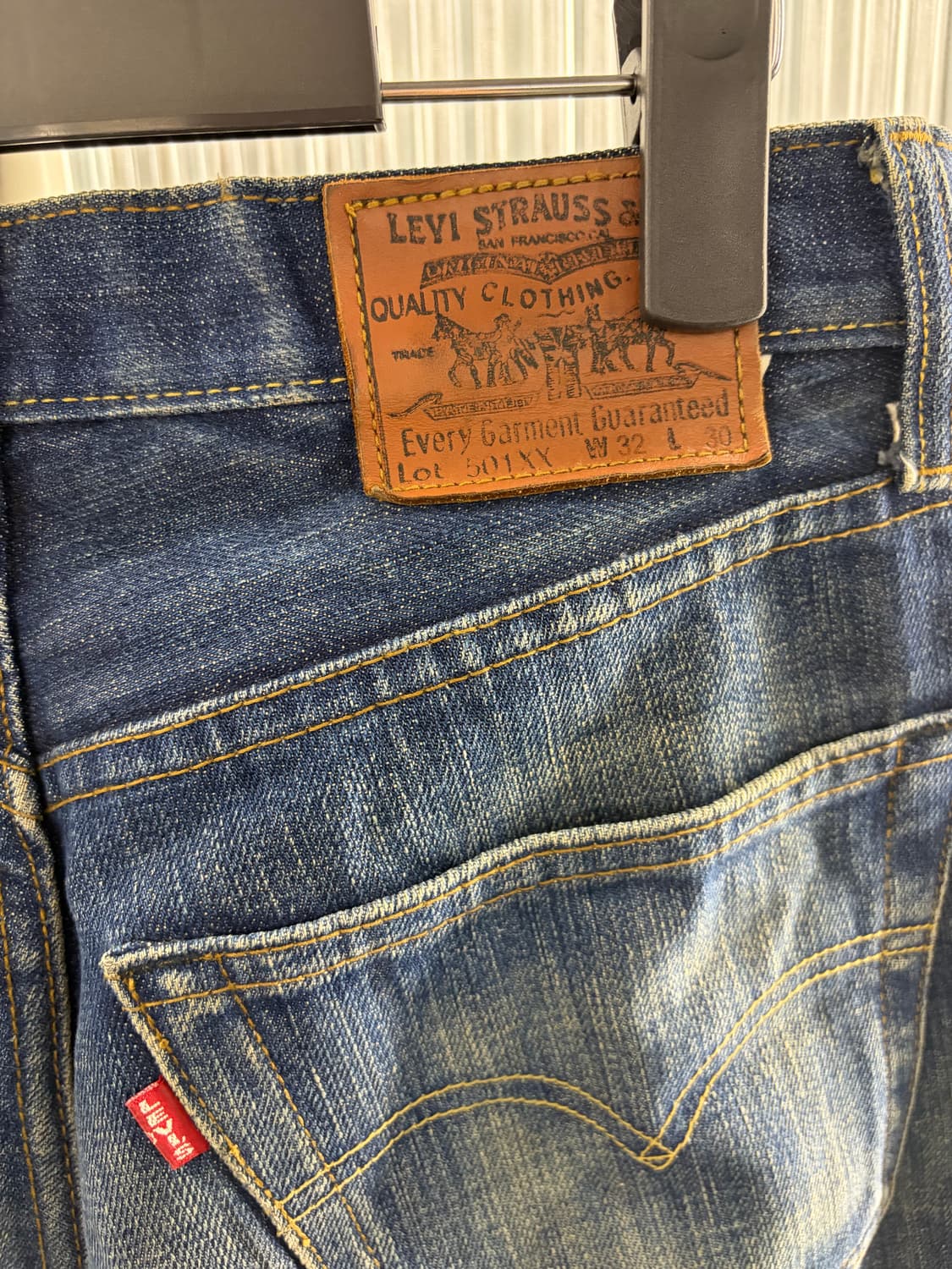 Levi's 501xx 90's USA denim 32/30 상품이미지7
