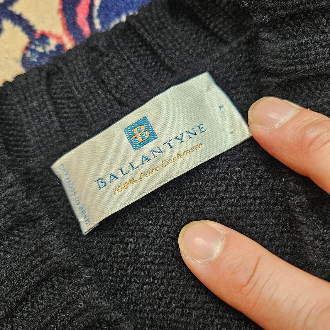 발렌타인 in 스코트랜드 캐시미어 100% 가디건 자켓  상품이미지6