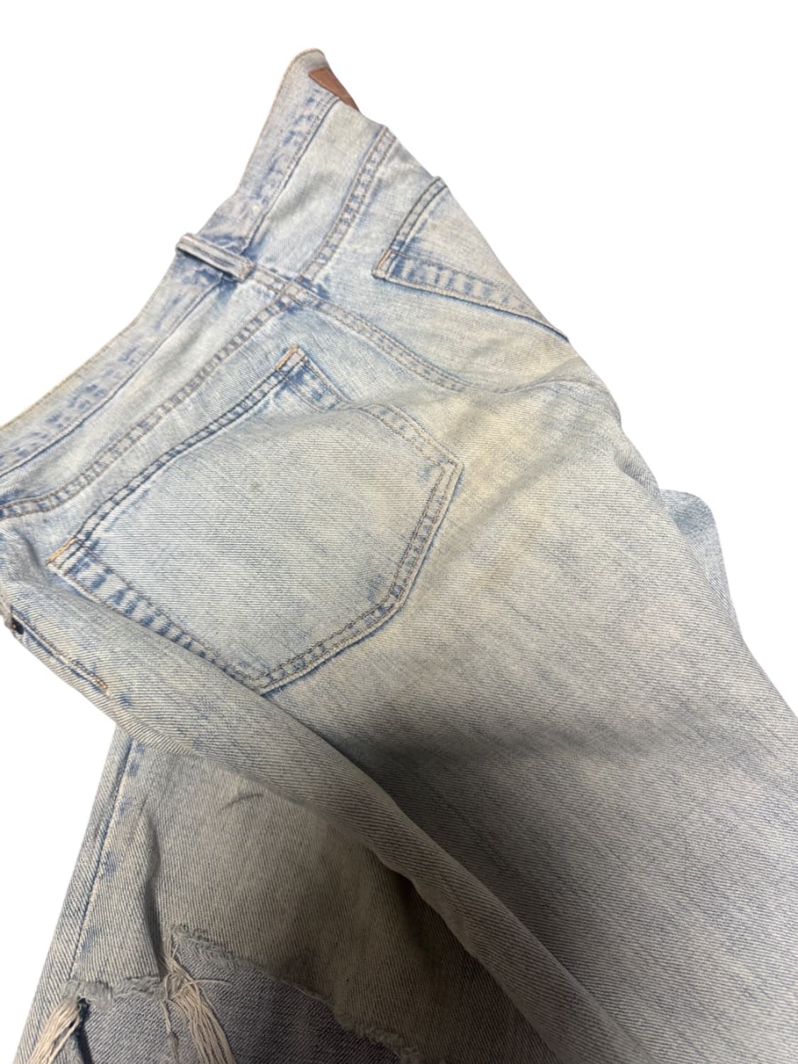 00s Style Old Fade Repair Jeans 상품이미지3