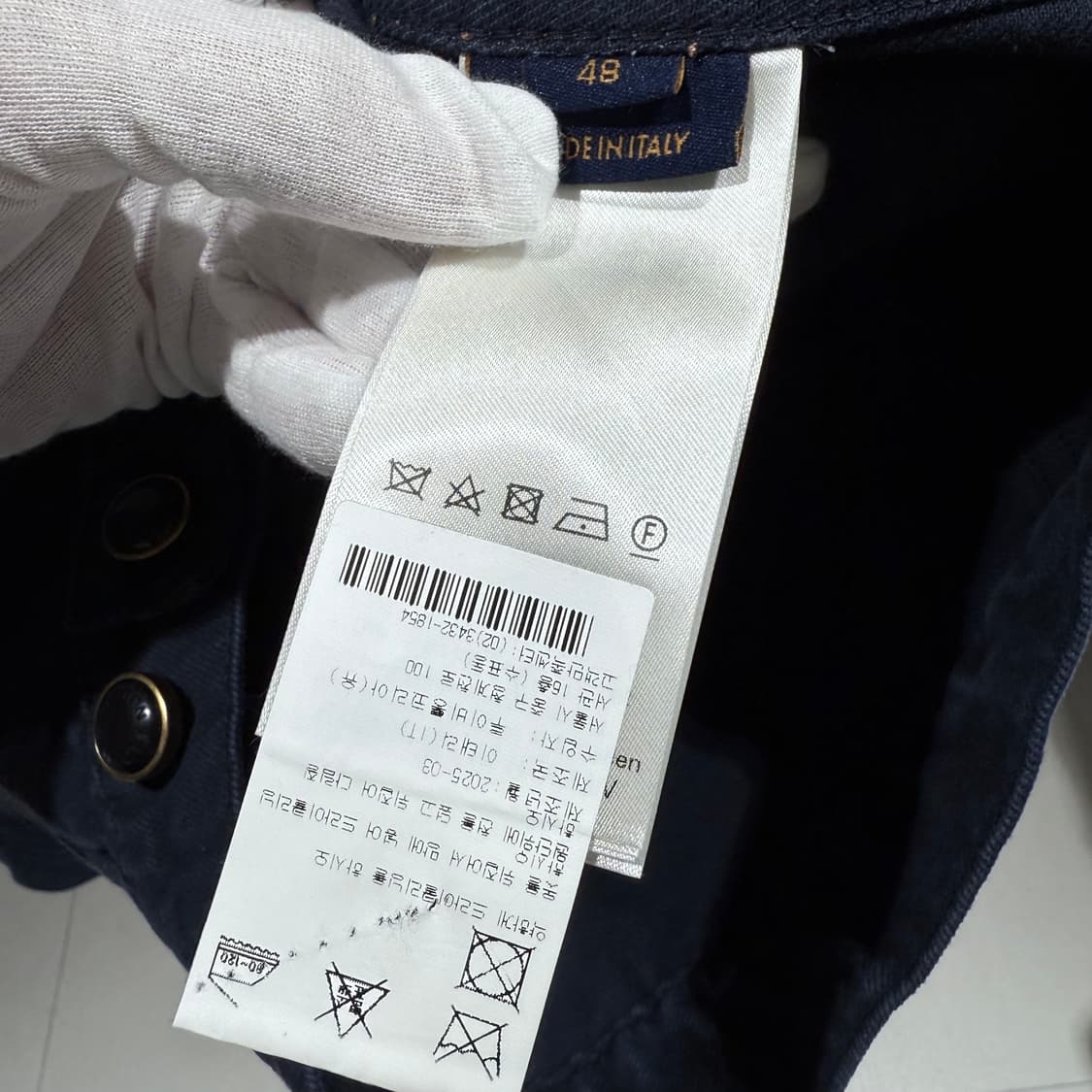 48 / 루이비통 퍼렐 가먼트 다이드 데님 타입 트러커 자켓 /26SS 상품이미지7