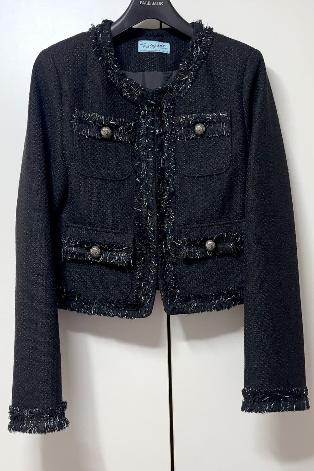 페일제이드 - 글로우 트위드 자켓 블랙 상품이미지3
