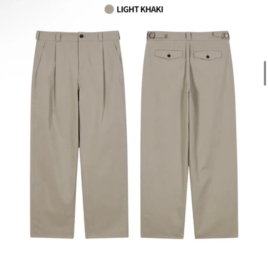 노드아카이브 레귤러 테이퍼드 치노, 사이즈3 상품이미지2