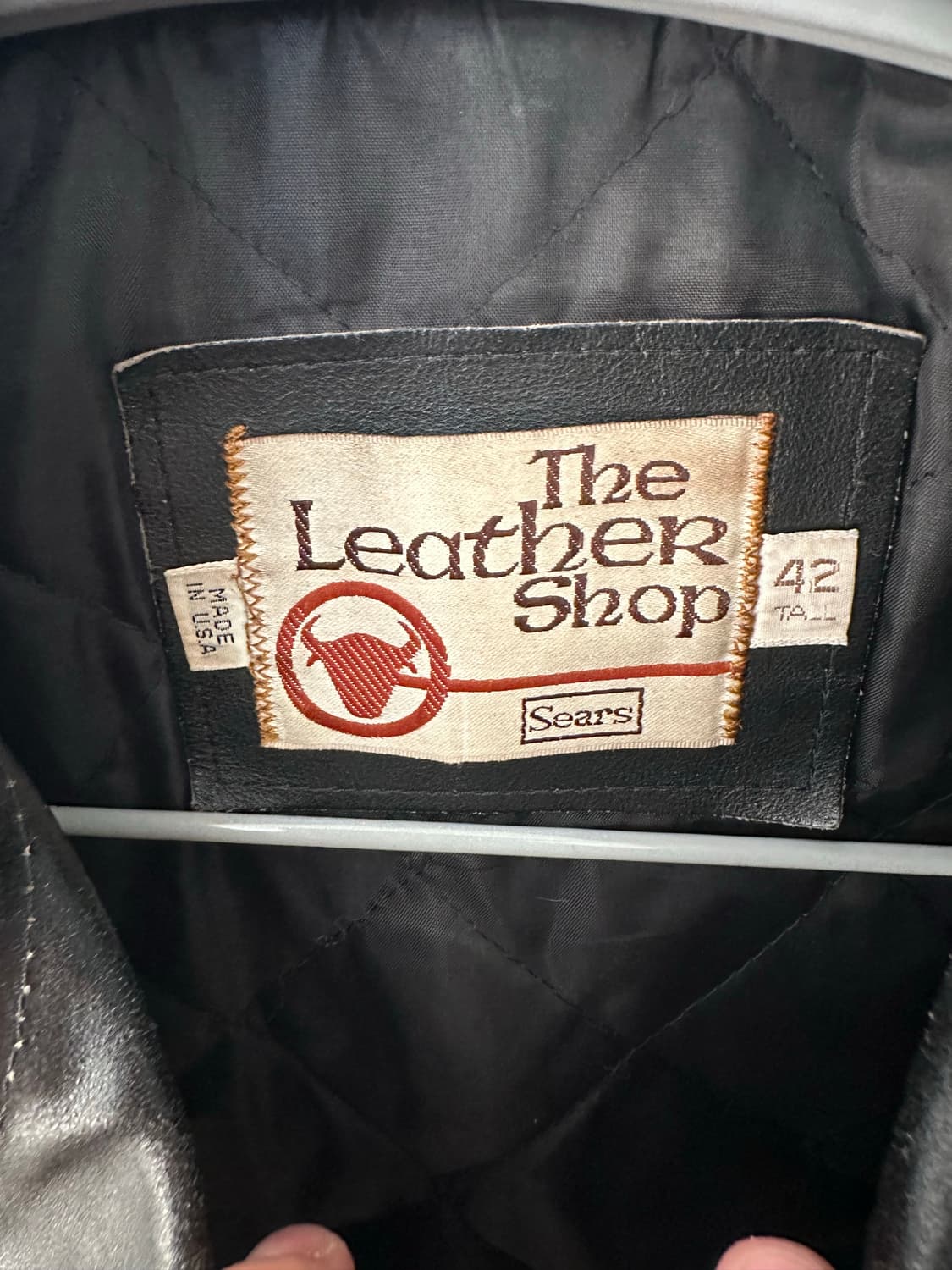 백 프린팅 라이더 자켓 상품이미지3