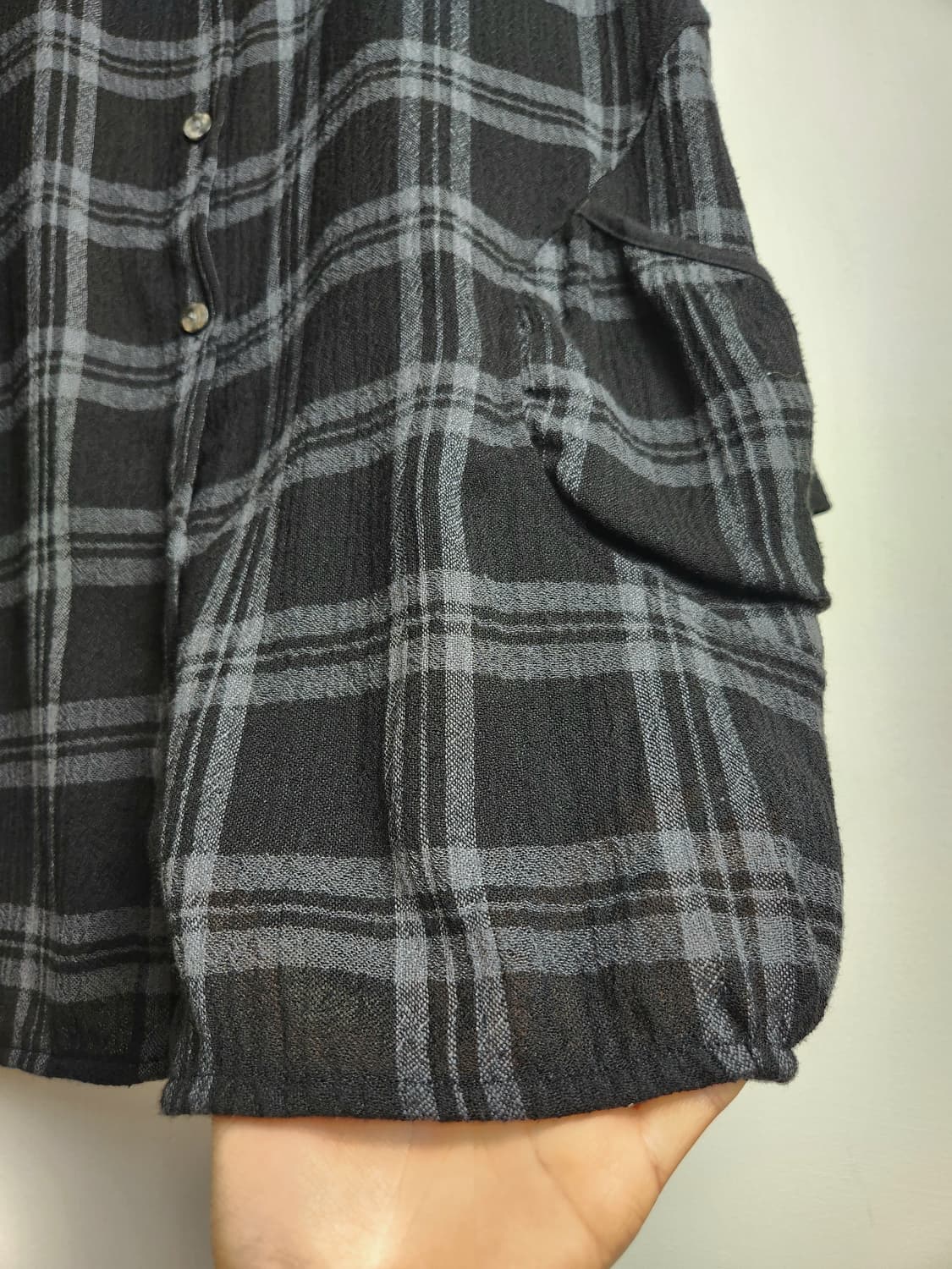 볼륨 포켓 롱 블라우스 상품이미지7