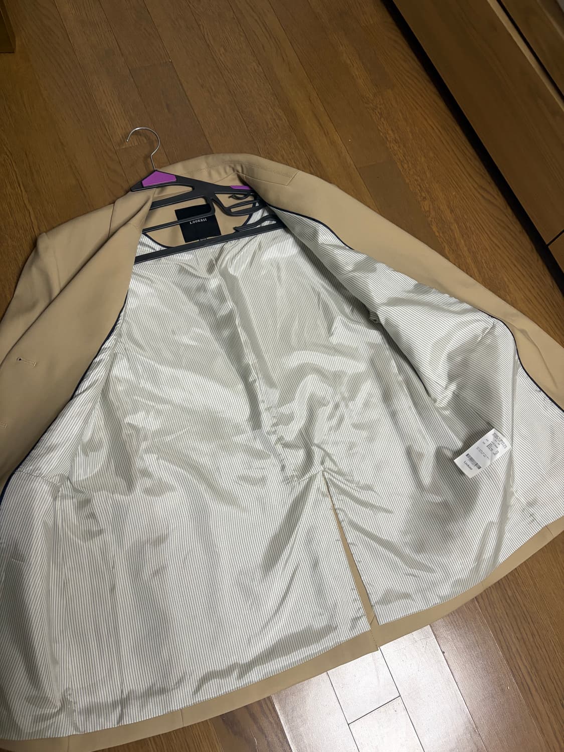 룩캐스트 알마 싱글 자켓 베이지 여성 상품이미지7