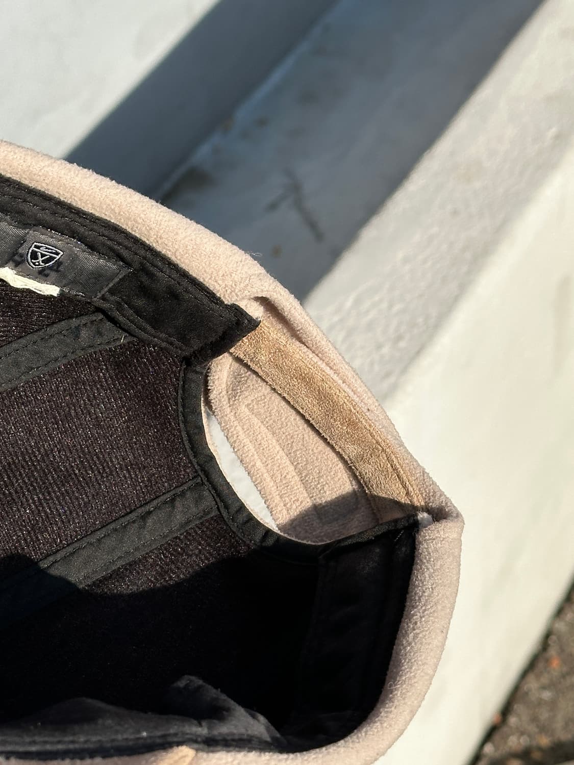 [M-L] 00s 나이키 베이지 플리스 트래퍼 볼캡 모자 빈티지 상품이미지7