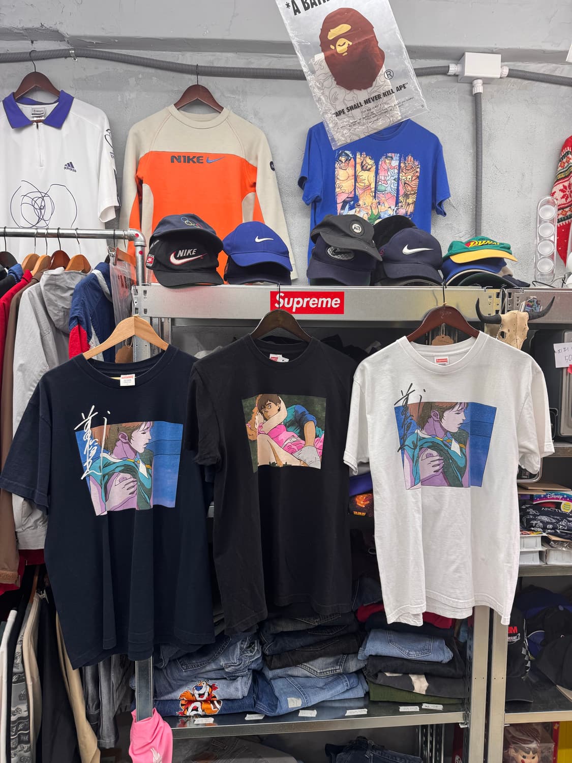 일괄) 슈프림 토시오 마에다 티셔츠 3종  상품이미지1