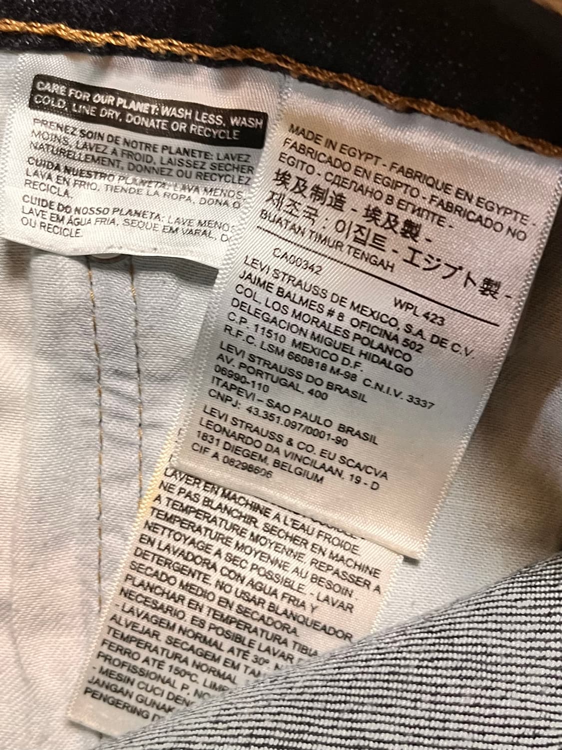 리바이스 512 데님팬츠 W32 L30 상품이미지5