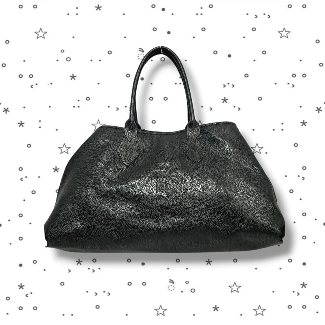 Vivienne Westwood 비비안웨스트우드 펀칭 로고 토트백 상품이미지1