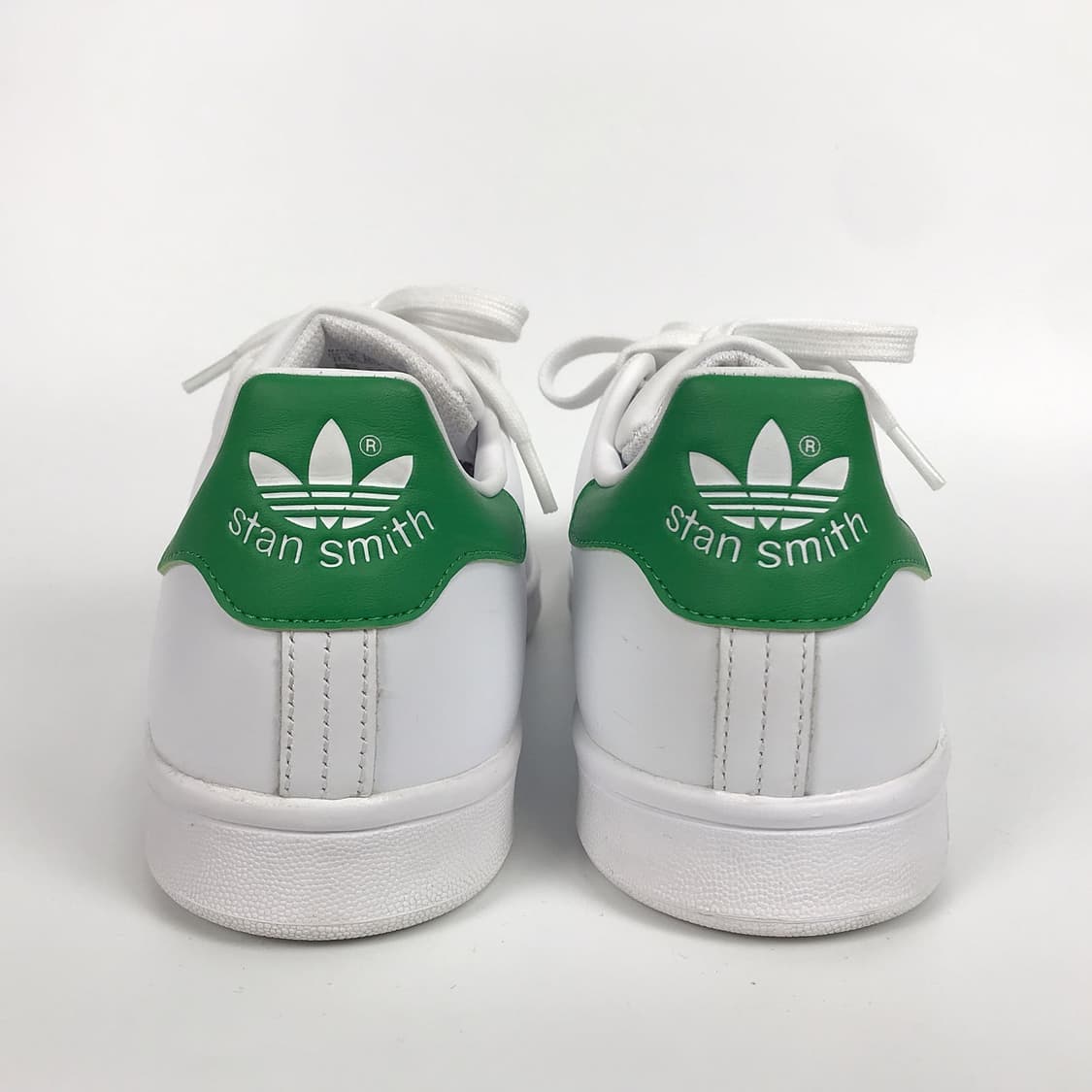 아디다스 스탠스미스 흰/초 스니커즈 신발 남성290 상품이미지8