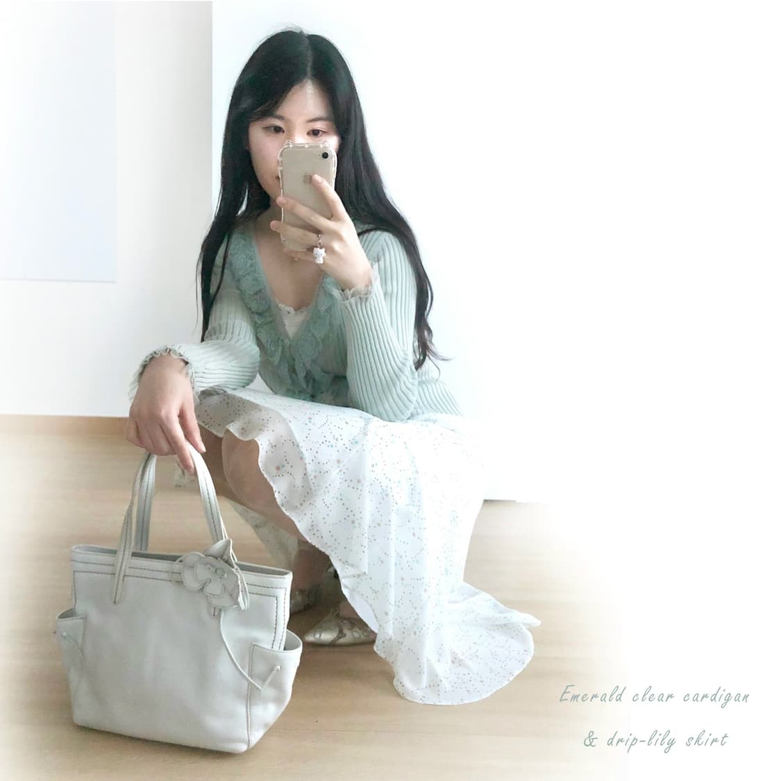 물방울 릴리 스커트「 토도독 귀여운 물방울 무늬。。。♥」 상품이미지4