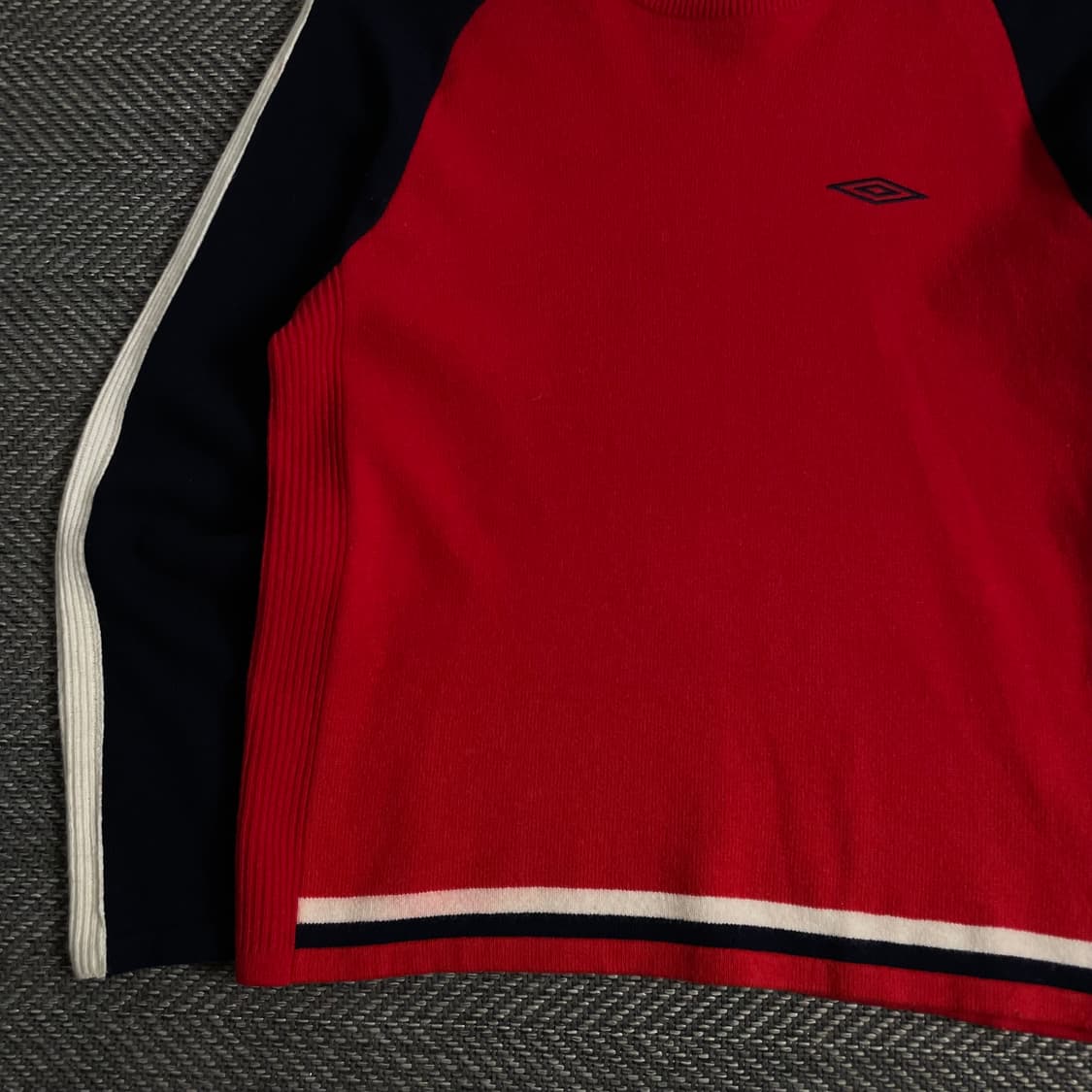 00s 엄브로 잉글랜드 국대 레트로 니트 집업o 2983 상품이미지3