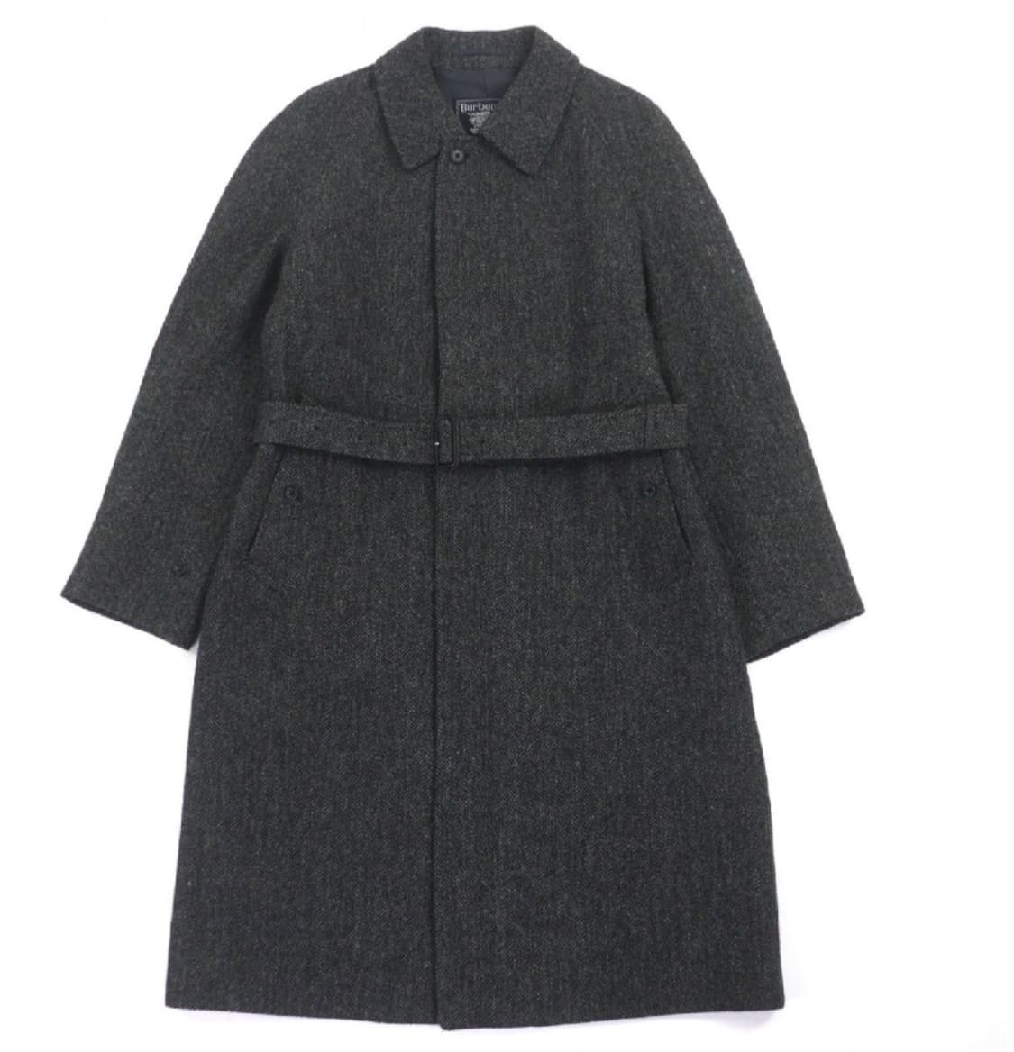 90s 버버리 브리트쉬 트위드 발마칸 코트 상품이미지1