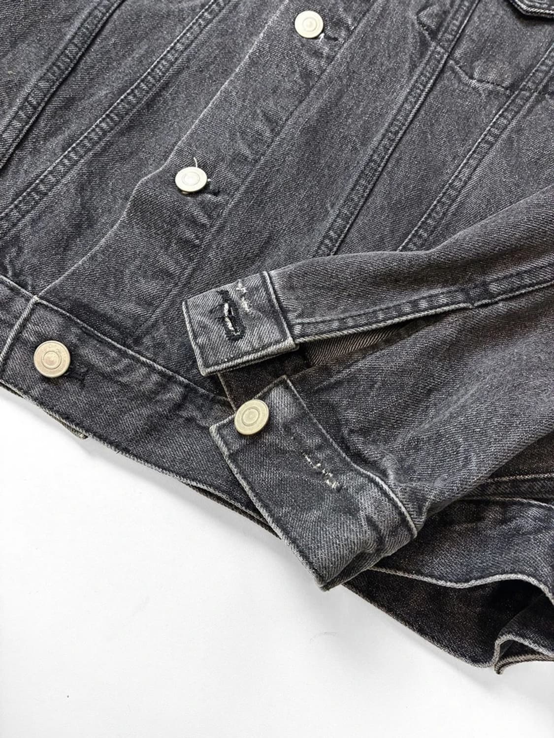 토니웩 TONYWACK 워시드 크롭 데님 자켓 PN5054 상품이미지3