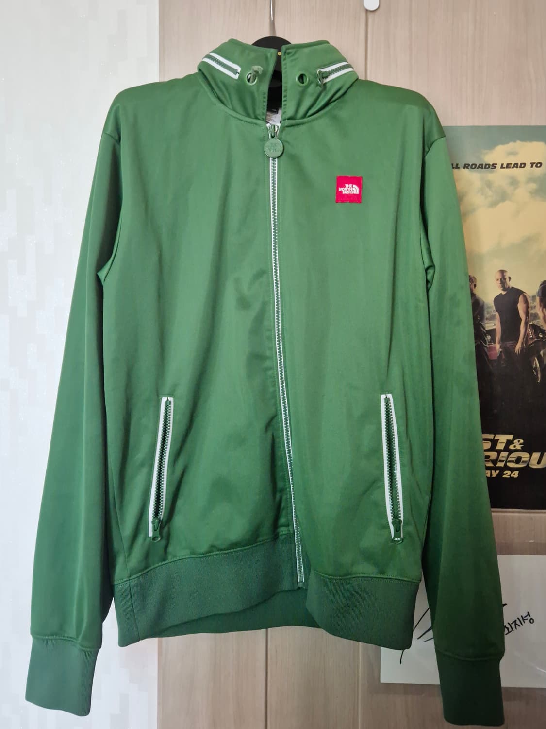 일본 노스페이스 그린 져지 자켓 상품이미지1