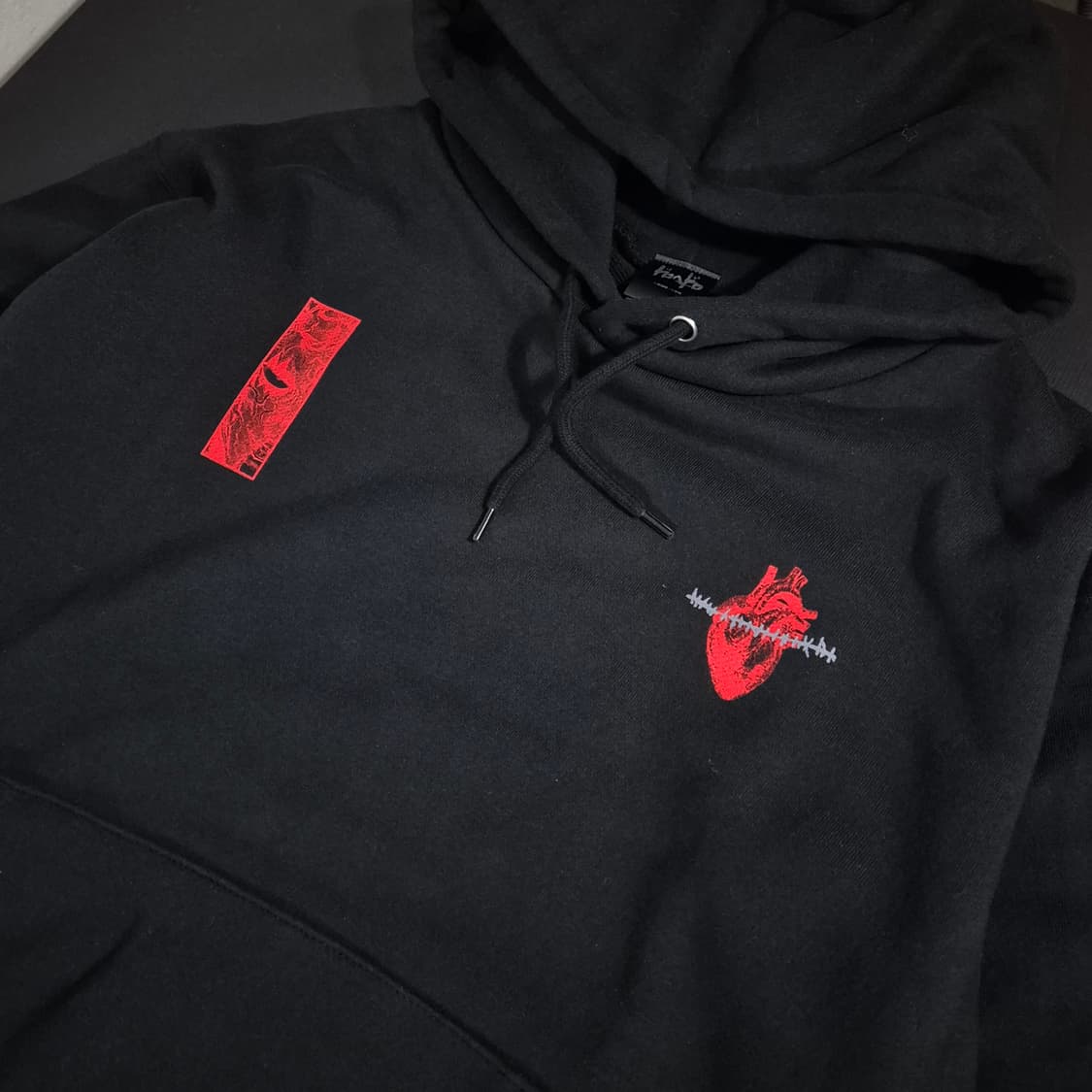 도로헤도로 신 백프린팅 후드티 L사이즈 상품이미지2